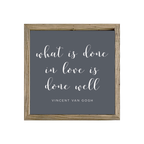 16x16 Thin Oak | Charcoal Canvas