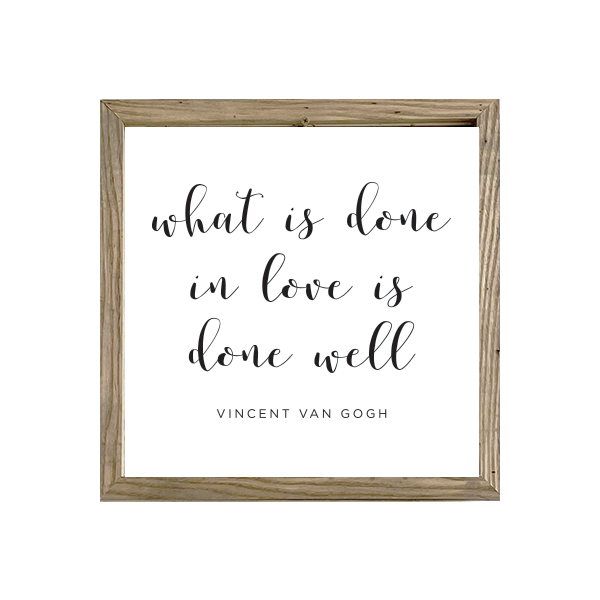 16x16 Thin Oak | White Canvas