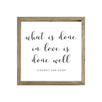 16x16 Thin Oak | White Canvas