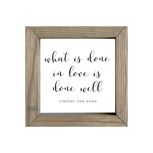 8x8 Thin Oak | White Canvas