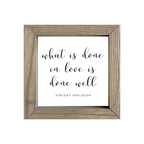 8x8 Thin Oak | White Canvas