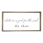 24x48 Thin Oak | White Canvas