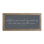 16x7 Thin Oak | Charcoal Canvas