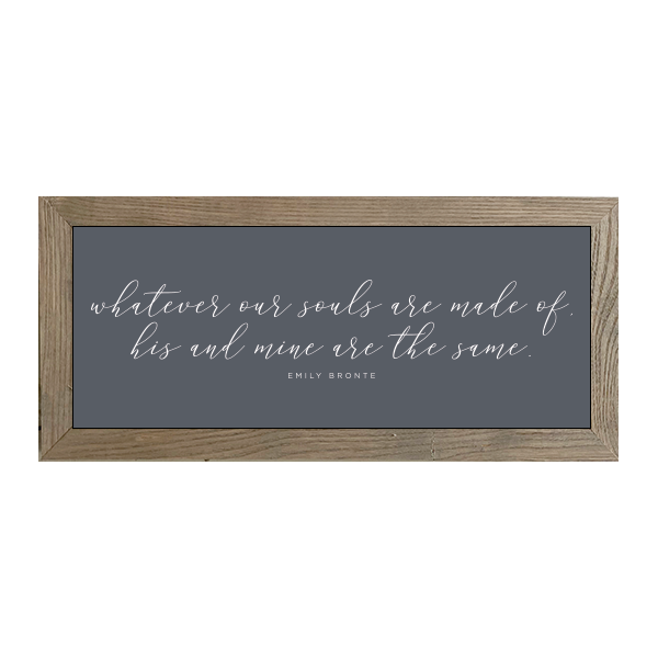 16x7 Thin Oak | Charcoal Canvas