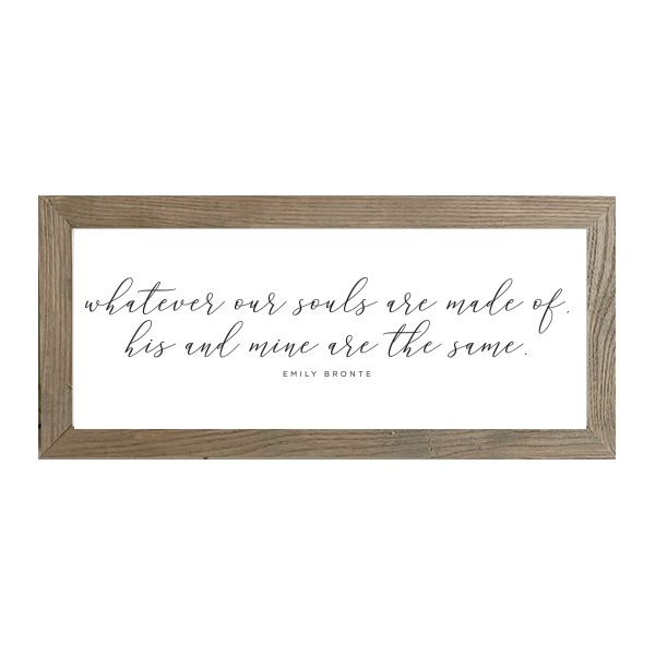 16x7 Thin Oak | White Canvas