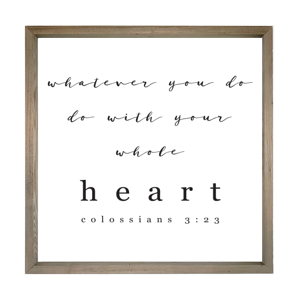 28x28 Thin Oak | Natural Canvas