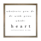 28x28 Thin Oak | Natural Canvas