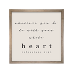 24x24 Thin Oak | Natural Canvas