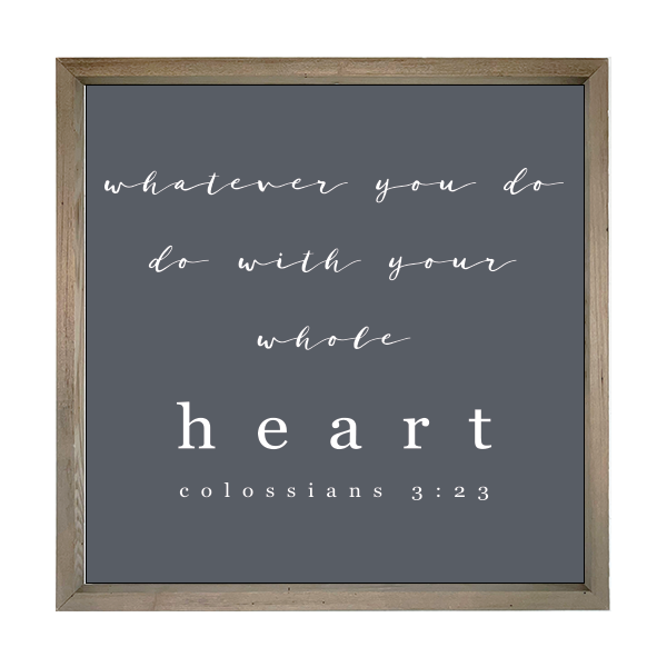 28x28 Thin Oak | Natural Canvas