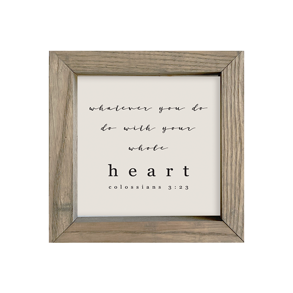 8x8 Thin Oak | Natural Canvas