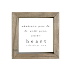 8x8 Thin Oak | White Canvas