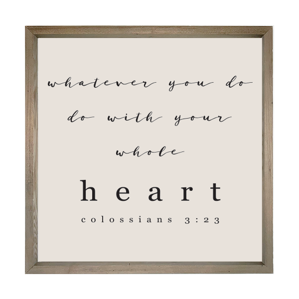 28x28 Thin Oak | Natural Canvas