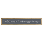 41x7 Thin Oak | Charcoal Canvas