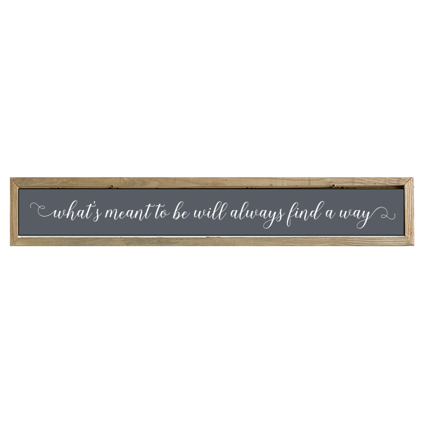 41x7 Thin Oak | Charcoal Canvas