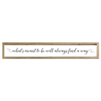 41x7 Thin Oak | White Canvas