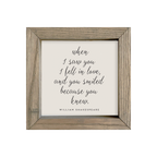 8x8 Thin Oak | Natural Canvas