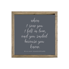 16x16 Thin Oak | Charcoal Canvas