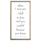 35x18 Thin Oak | White Canvas