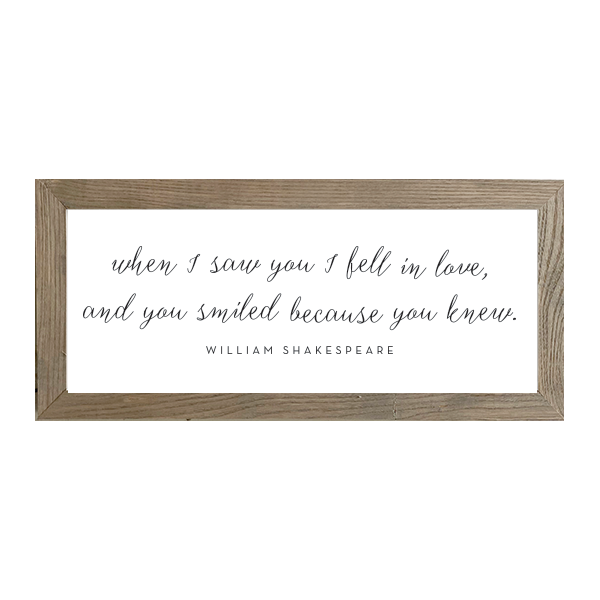 16x7 Thin Oak | White Canvas