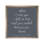 24x24 Thin Oak | Charcoal Canvas