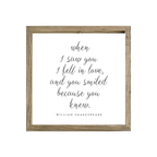 16x16 Thin Oak | White Canvas