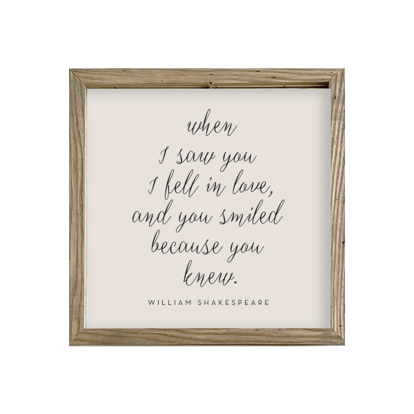 16x16 Thin Oak | Natural Canvas