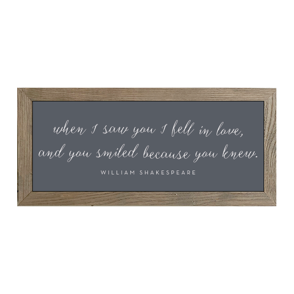 16x7 Thin Oak | Charcoal Canvas