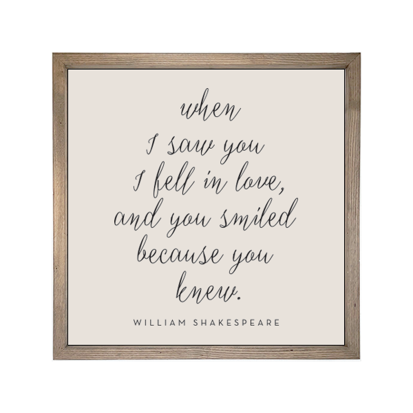 24x24 Thin Oak | Natural Canvas