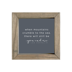 8x8 Thin Oak | Charcoal Canvas