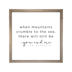 24x24 Thin Oak | White Canvas