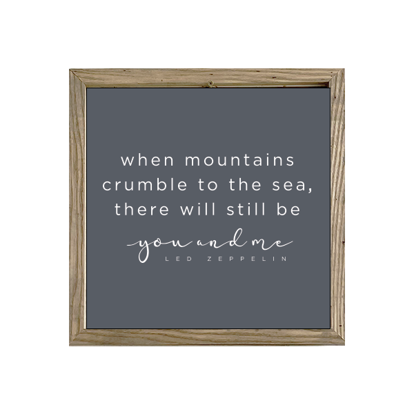 16x16 Thin Oak | Charcoal Canvas