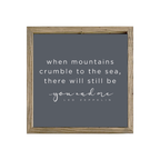 16x16 Thin Oak | Charcoal Canvas