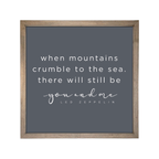 24x24 Thin Oak | Charcoal Canvas