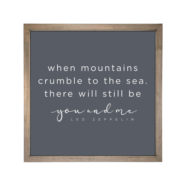 24x24 Thin Oak | Charcoal Canvas