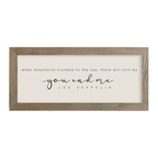 16x7 Thin Oak | Natural Canvas