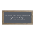 16x7 Thin Oak | Charcoal Canvas