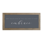 16x7 Thin Oak | Charcoal Canvas