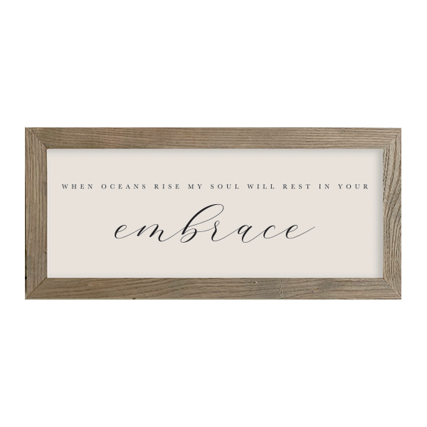 16x7 Thin Oak | Natural Canvas