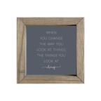 8x8 Thin Oak | Charcoal Canvas