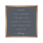 24x24 Thin Oak | Charcoal Canvas