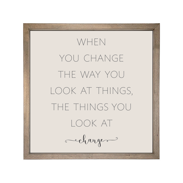 24x24 Thin Oak | Natural Canvas