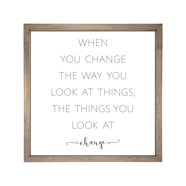 24x24 Thin Oak | White Canvas