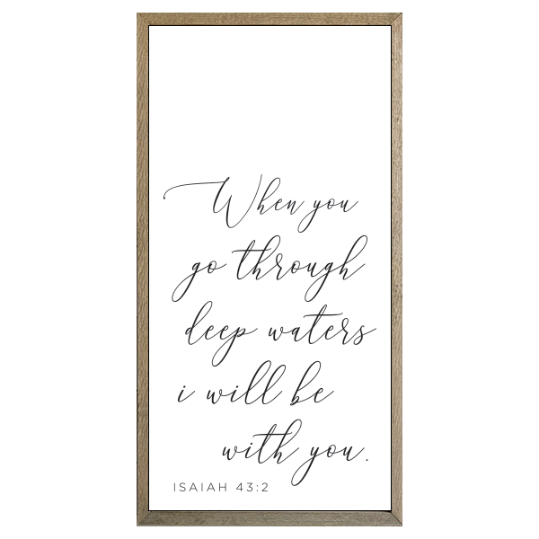 35x18 Thin Oak | White Canvas