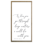 35x18 Thin Oak | White Canvas