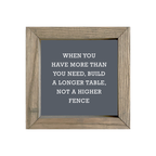 8x8 Thin Oak | Charcoal Canvas