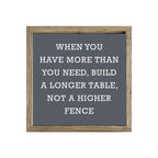 16x16 Thin Oak | Charcoal Canvas