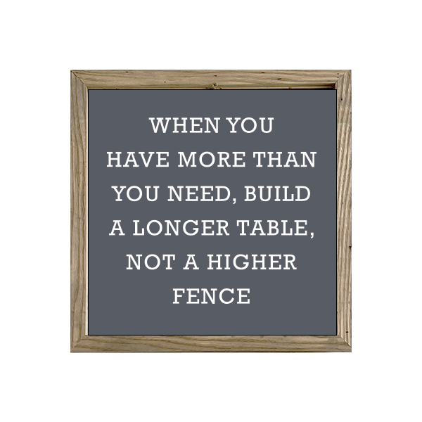 16x16 Thin Oak | Charcoal Canvas