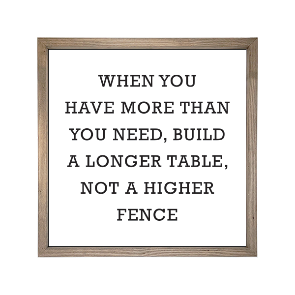 24x24 Thin Oak | White Canvas