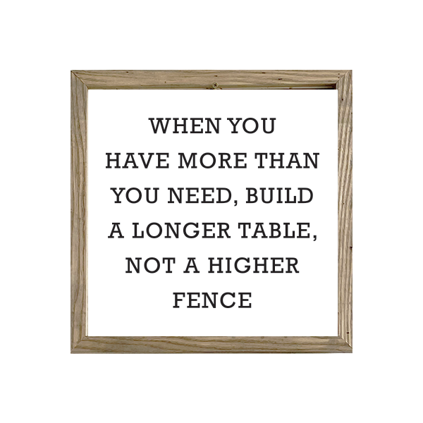 16x16 Thin Oak | White Canvas