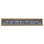 41x7 Thin Oak | Charcoal Canvas